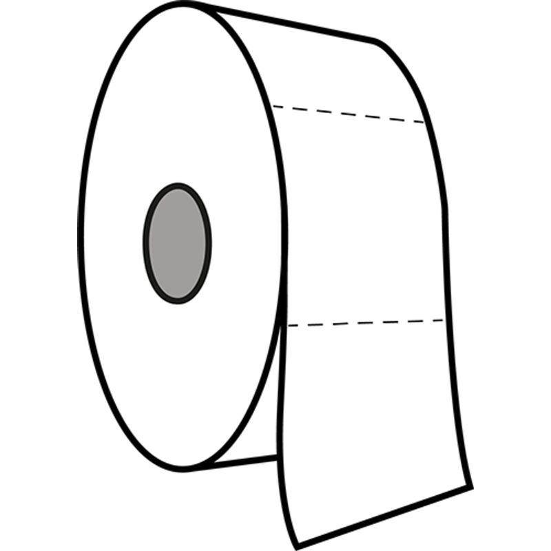 

capas Jumbo de celulosa papel higiénico Edge Mini 2 12x180m