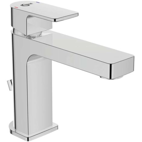 EDGE Miscelatore lavabo Slim con piletta cromata IDEAL STANDARD