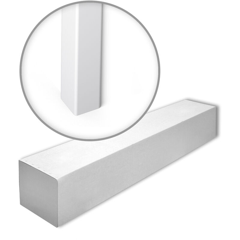 NMC - WE1-box wallstyl Noel Marquet 1 Box 35 pieces Edge protection profile contemporary design white 70 m - white