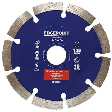 EdgePoint EDGDBGP10125 GP10125 General-Purpose Diamond Blade 125mm EDGDBGP10125