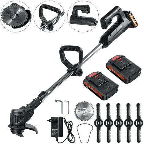 DRILLPRO Edger Tagliaerba 88VF 1000w 10000rpm/min cordless con 2 batterie 22980mah Lunghezza regolabile LAVENTE