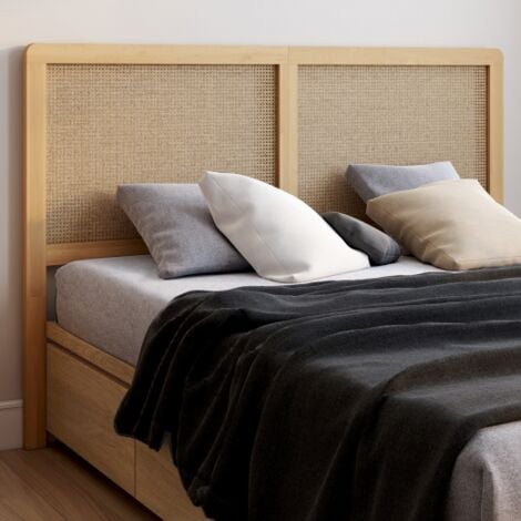 EDHEN cabecero de caña y madera 160 CM