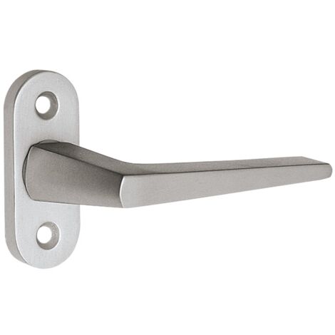 edi Fenstergriff 1512/0000 Alu.F2/neusilberfarbig 35mm Stand - 1512/0000/02
