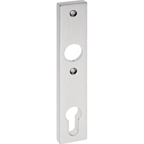 EDI Schlosskasten-Kurzschild 1317/7203 Innenschild Alu. F1/naturf. 4-KT. 8mm