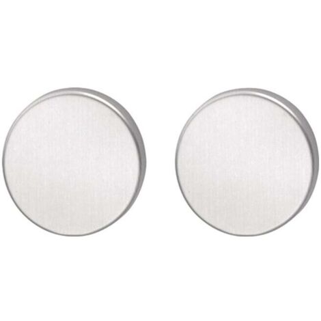edi Schlüsselrosetten-Paar 058 VA F00 Schildst.8mm Blind rd - 1058/0000/00
