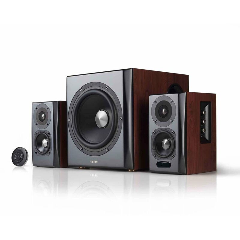

S350DB 2.1canales 150W Negro, Madera Conjunto de Altavoces - Set de Altavoces (2.1 Canales, 150 W, Universal, Negro, Madera, Madera, Inalámbrico)