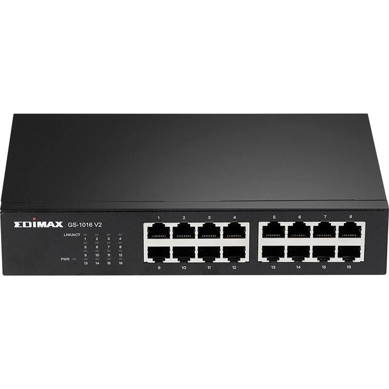 Switch réseau EDIMAX GS-1016 V2 16 ports 10 / 100 / 1000 MBit/s Y481172