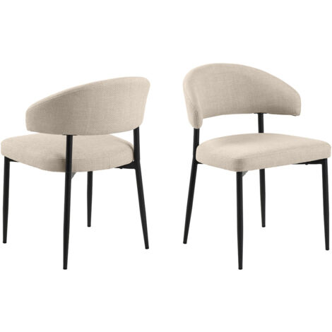 Edina Esszimmerstuhl beige.
