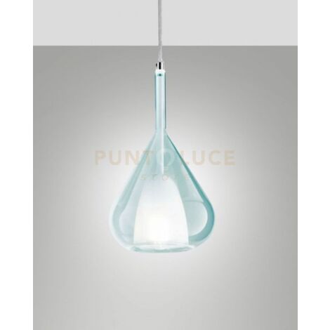 EDISON  3481-59-244 VETRO AZZURRO PICCOLO COMPLETO DI CAVO X KIT LUCI