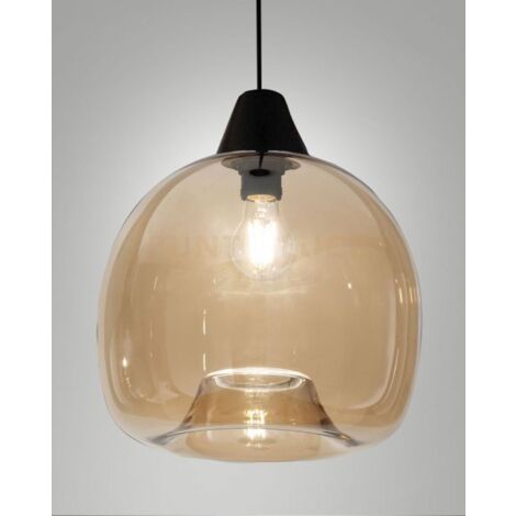 EDISON 3490-50-125 VETRO AMBRA COMPLETO DI CAVO X KIT LUCI