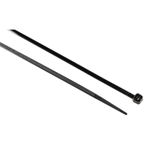 Edison Black Cable Ties 3.6 x 370mm, Pack of 100