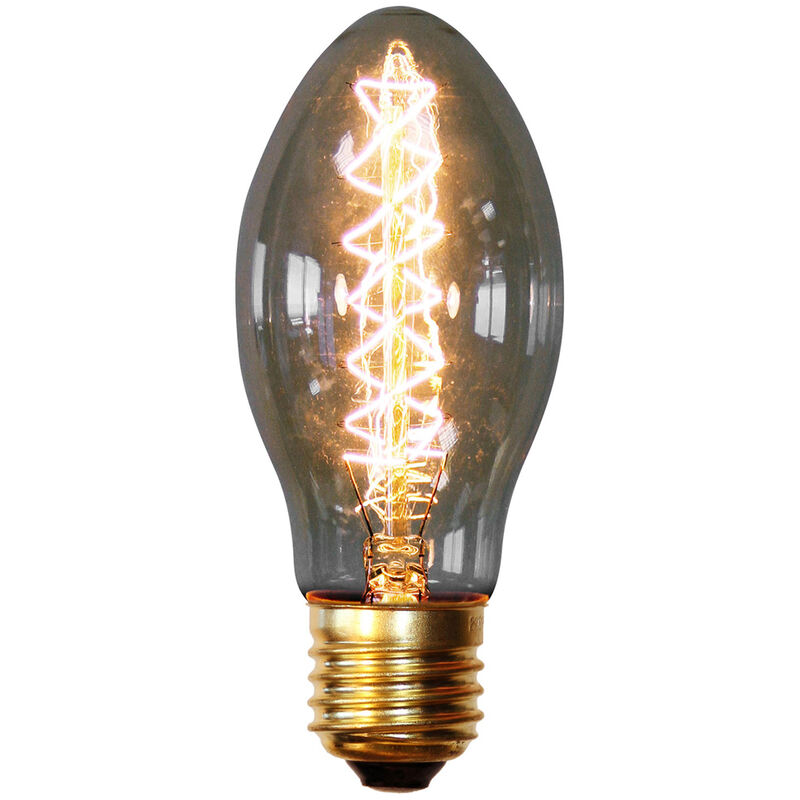 Privatefloor - Vintage Edison Bulb - Candle Transparent Brass, Glass, Metal - Transparent