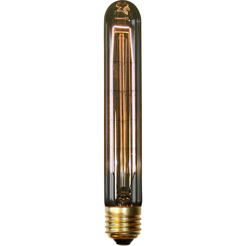 Privatefloor - Edison Cylinder filaments Bulb Transparent Brass, Glass, Metal - Transparent