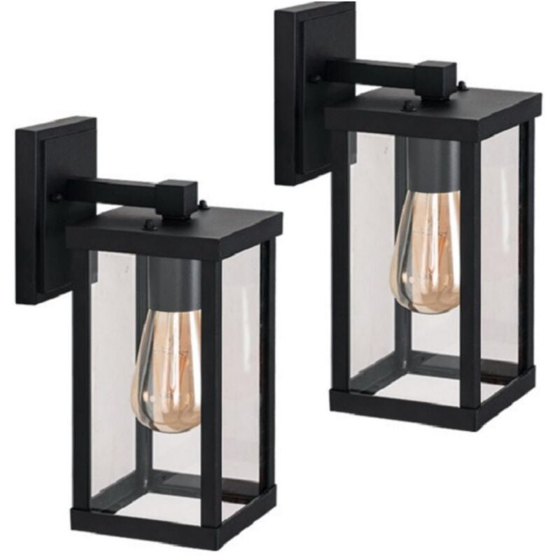 

Wottes - Edison E27 lámpara colgantes decoración ajustable dormitorio creativo sala de estar Negro - Negro