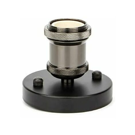 Edison-Lampenfassung, E27, Vintage-Adapter, Lampenfassung, Retro-Kronleuchter, kabellos, Keramik, innen, 1 Stück, schwarz