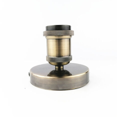 Edison-Lampenfassung, E27, Vintage-Adapter, Lampenfassung, Retro-Kronleuchter, kabellos, Keramik, innen, Bronze, Ladacea