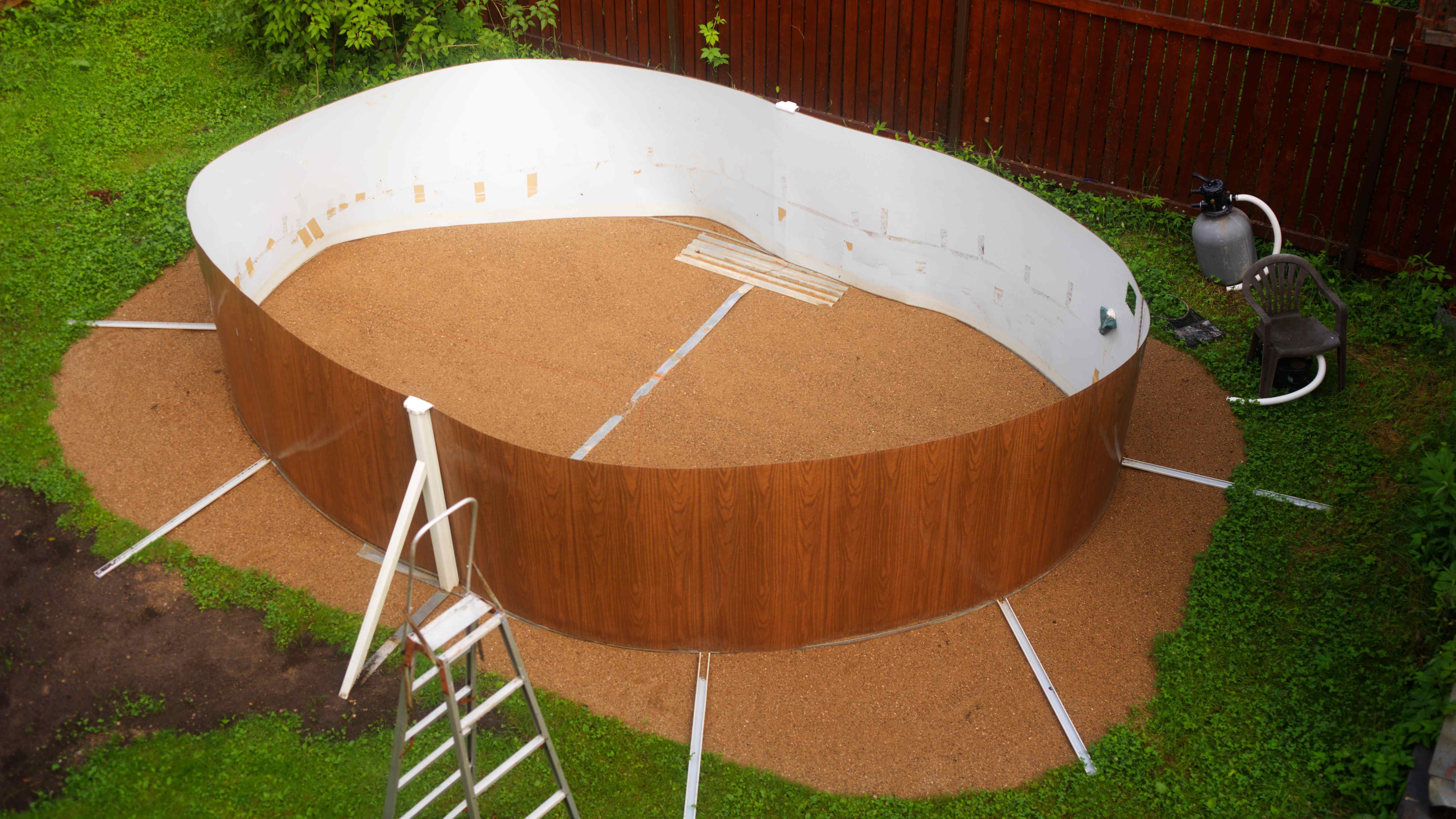 how to put up a above ground pool