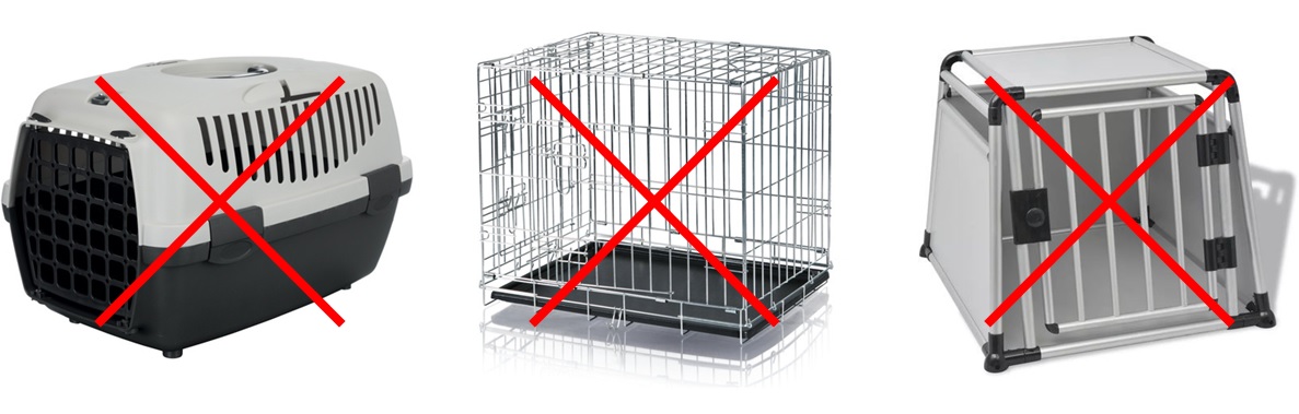 Cage / Caisse de transport Robuste pour Chat et Chien Norme ✈ IATA