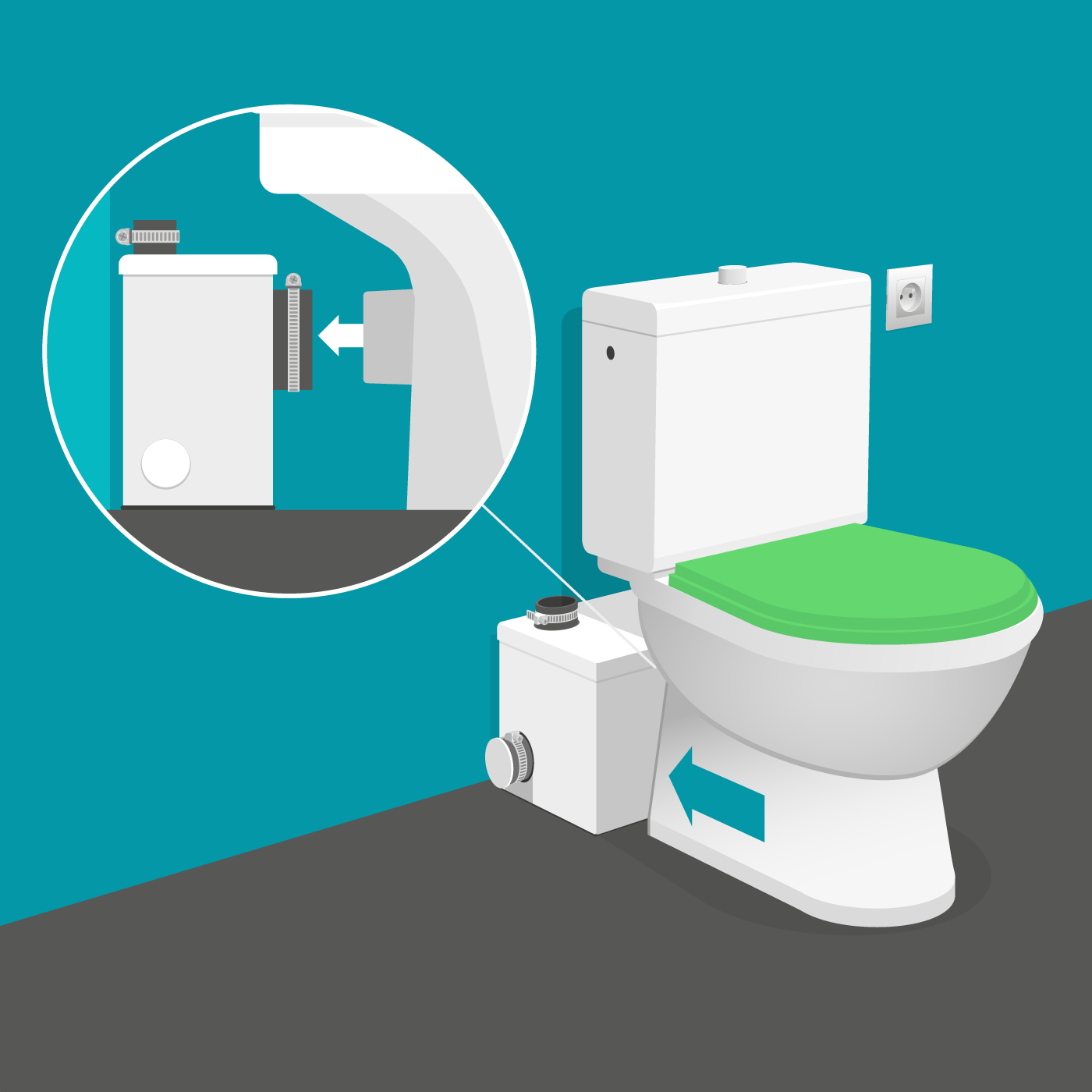 Comment installer un sanibroyeur sur un WC