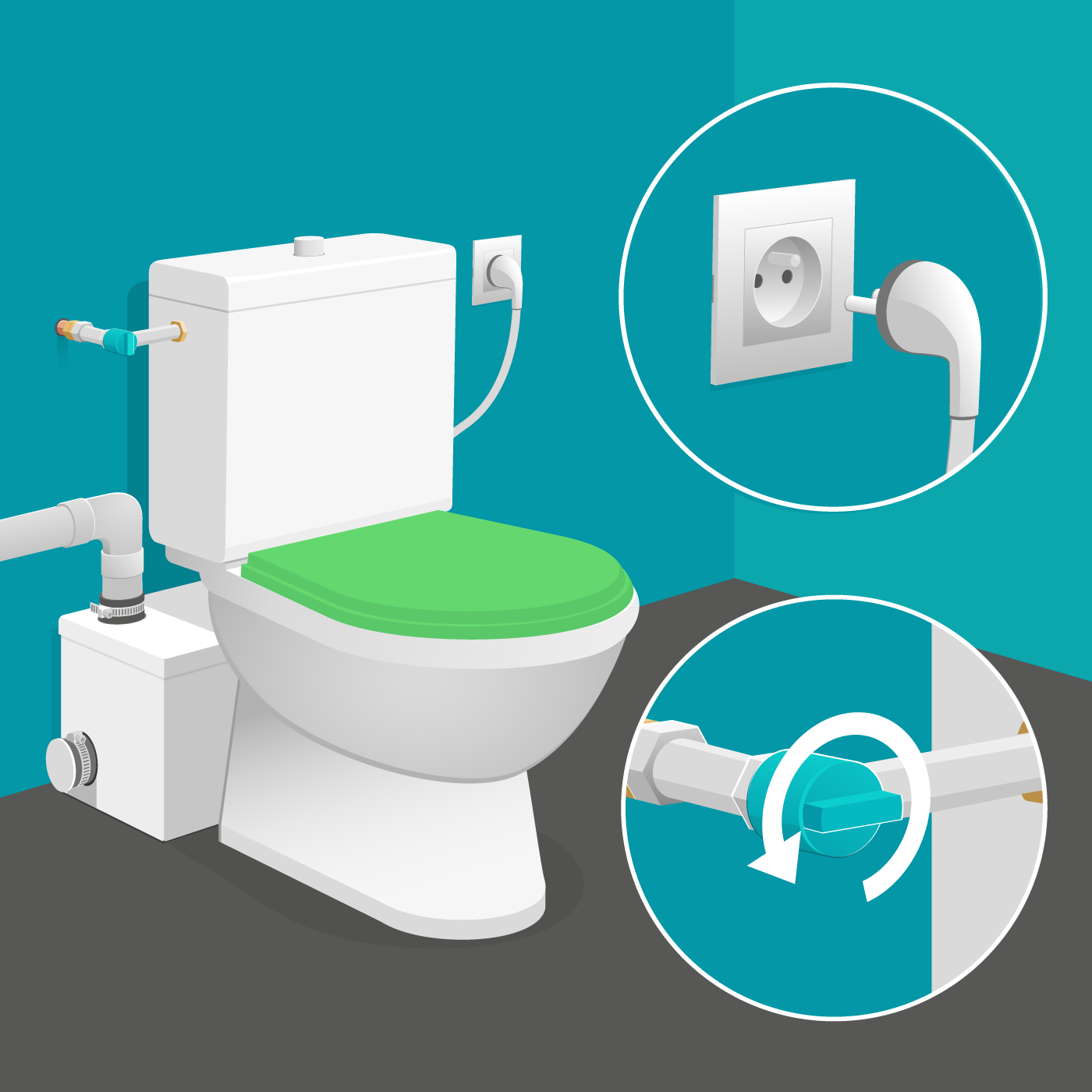 Comment installer un sanibroyeur sur un WC