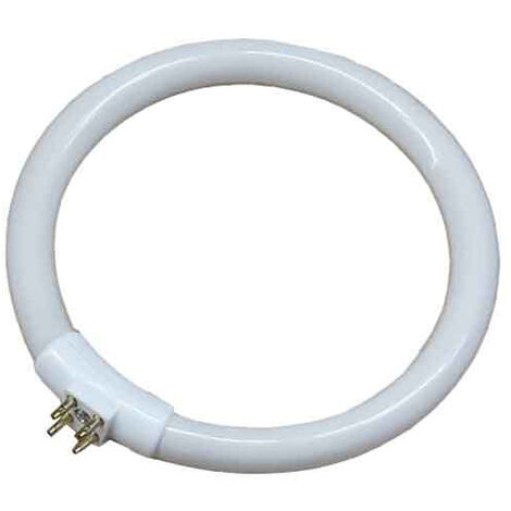 EDM 00301 Tube fluorescent circulaire de remplacement T4, Multicolore, 12 W
