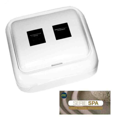 EDM 43154 Téléphone et ADSL Base Surface Spa Series, Various Colours