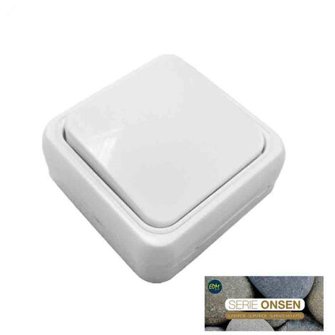 eDM 43160 Onsen Series Surface Switch, Multicolor, 6.5x6.5 cm, 6.5x6.5 cm