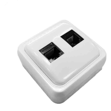 EDM 43164 Telefon- und ADSL-Aufputzmontage Serie Onsen, Variable Farben