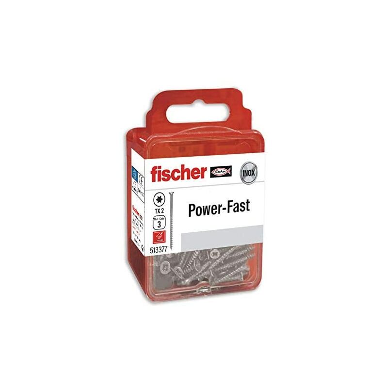 

Blister tornillo Inox FPF-ST 5X60 - 8 Unidades - Fischer