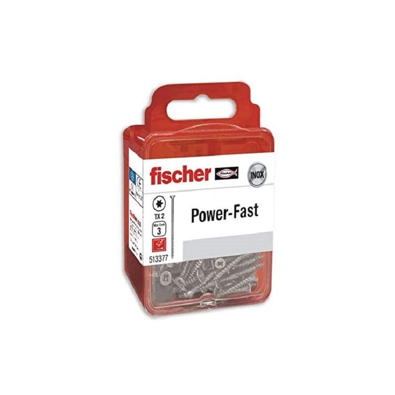

Blister tornillo Inox FPF-ST 4,0X30 - 15 Unidades - Fischer