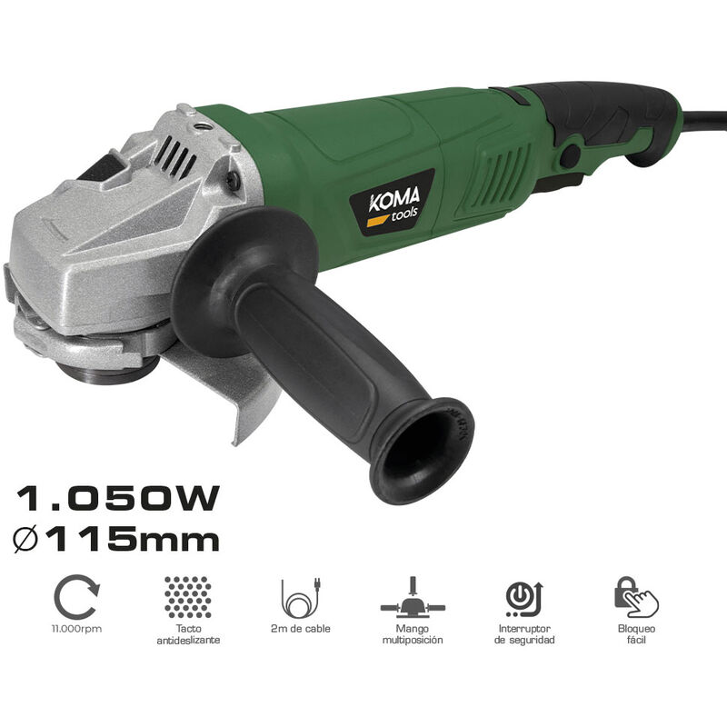 

Amoladora 115mm 1050w koma tools - EDM