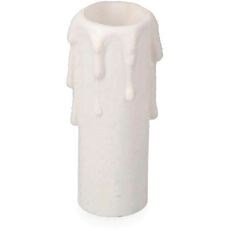 EDM – Ampoule bougie E14 blanche rétractable – Ø2,7 x 8,2 cm – Compatible toutes douilles E14 – Diffusion lumière agréable