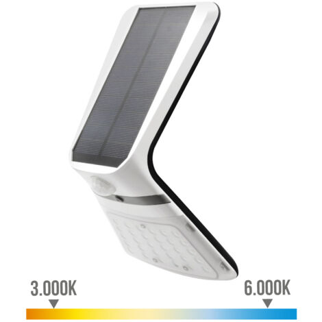 edm Applique solaire LED blanc éclairage extérieur