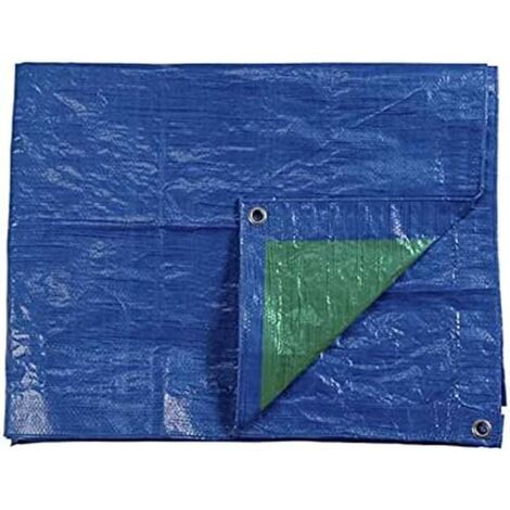 EDM blu/verde - Occhielli di metallo - 90 g/m2 - 5 x 8 m