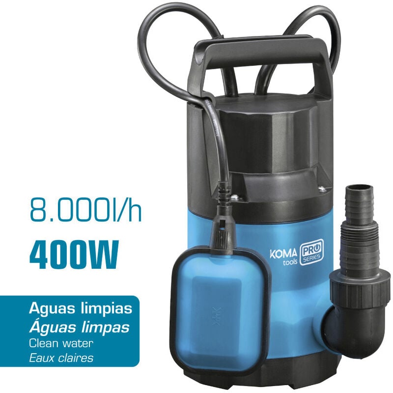 

Bomba 400w agua limpia koma tools - EDM