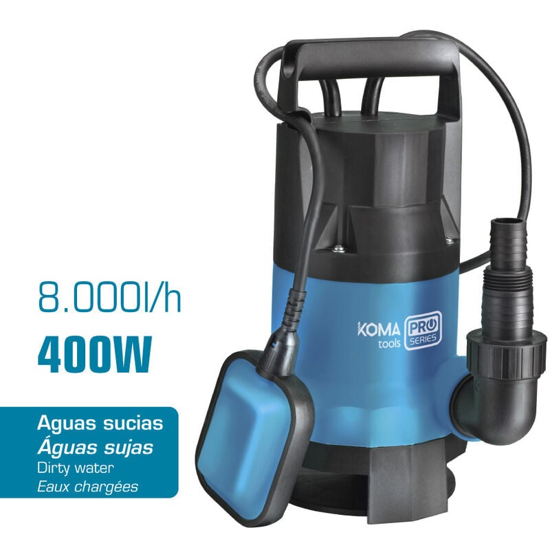 

Bomba 400w agua sucia koma tools - EDM