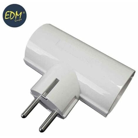EDM-Doppelstecker mit Bakelit T/TL 16A 250V (verpackt)