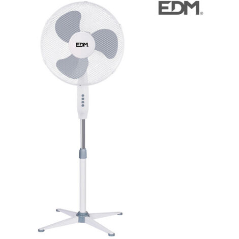 edm EDM 45W Standventilator weiß modernes Design