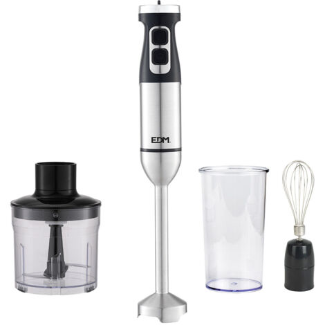 edm Frullatore a Immersione Multifunzionale Nero 1700 W