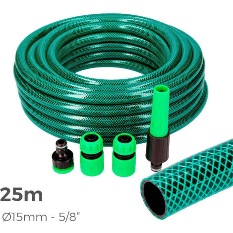 EDM-Gartenschlauch - Durchmesser 15 mm - 25 m mit Zubehör