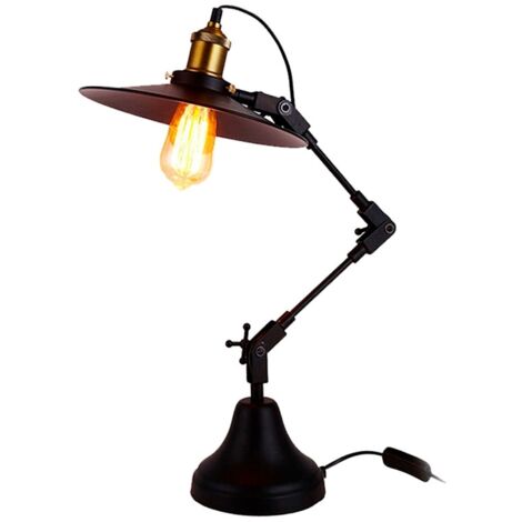 Edm Grupo 32110 Flexo Vintage E27, 60W, 60 X 40cm, 60 W, Dorado, One size