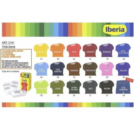 Edm Iberia Rot Textilfarbe 40ºC