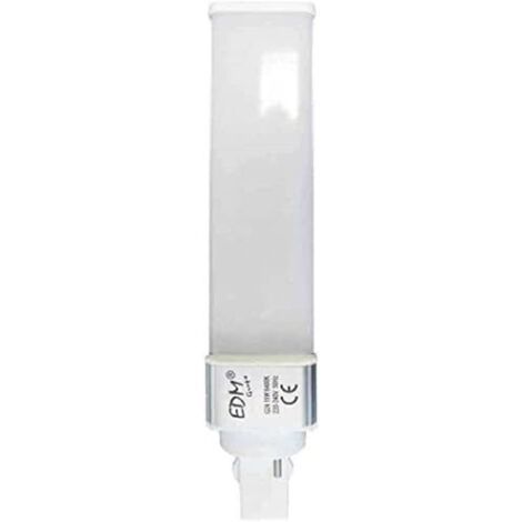 edm LED-Lampe G24 11 W Kaltweiß 6400 K