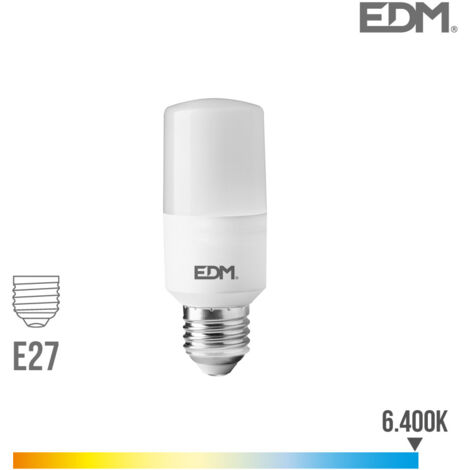 edm LED-Röhrenlampe Weiß 10W E27 6400K