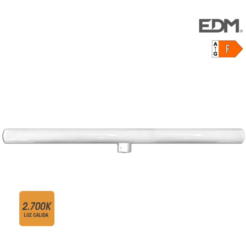EDM - Linestra led 1 presa s14d 9w 700lm 2700k