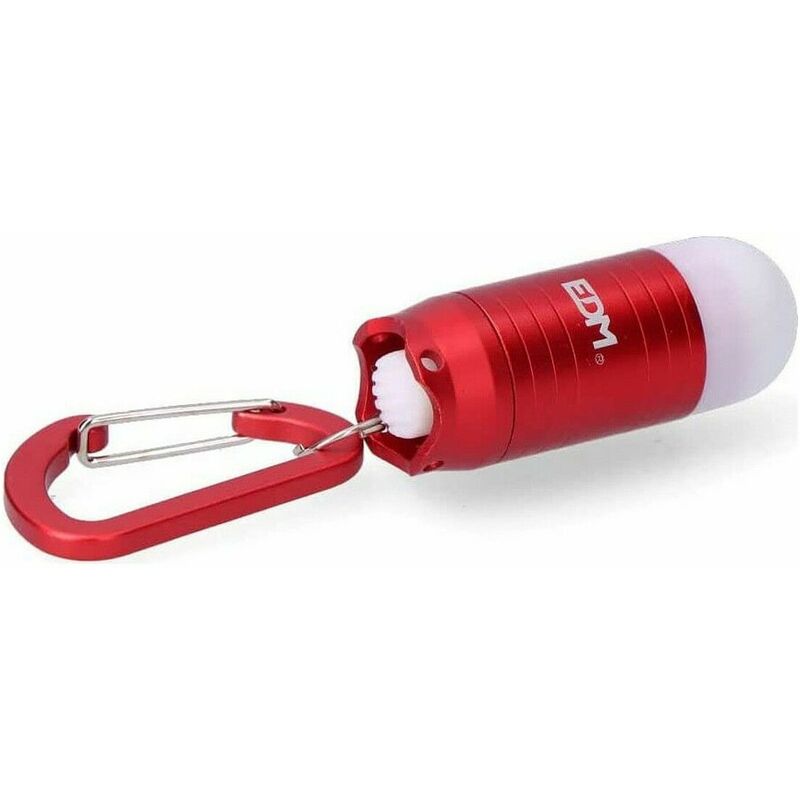 

EDM Linterna llavero con mosqueton 1 led