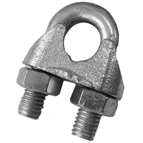 edm Modèle Standard serre-câbles argenté 8 mm