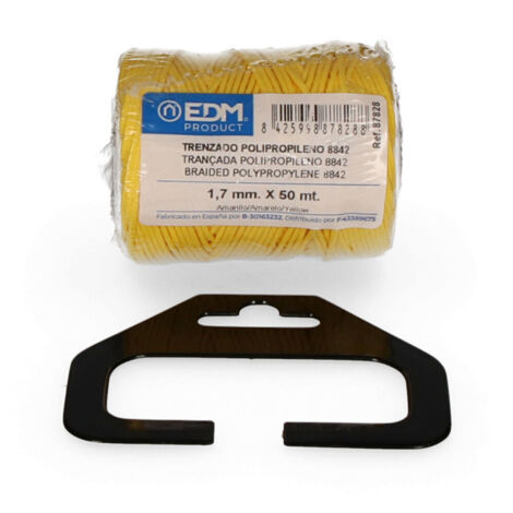 EDM Polypropylen-Geflechtspule 8842, 50 m, Gelb