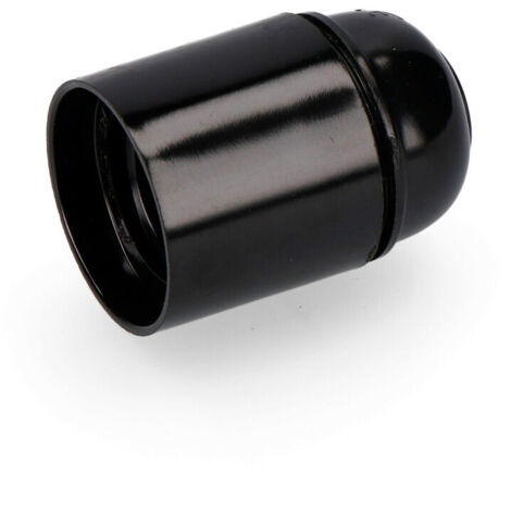 edm Portalamparas Bk renforcé noir compatible E27