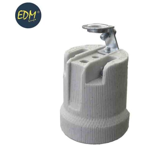 EDM-Porzellan-E27-Lampenfassung